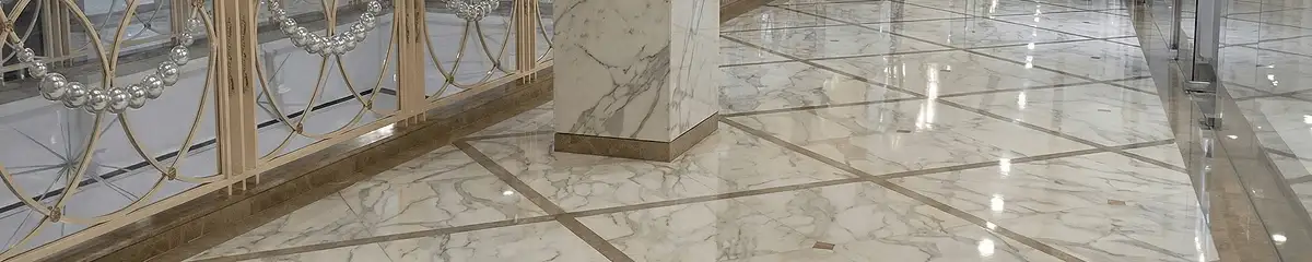 Beautiful marble floor professionally installed in Bradenton, FL