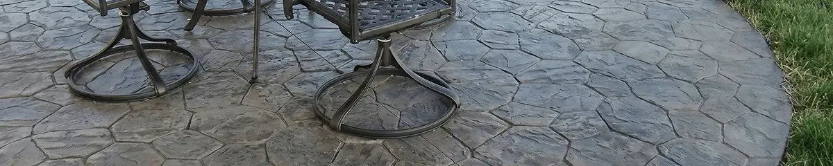 Garden relaxation area with professionally installed stone flooring in Bradenton FL